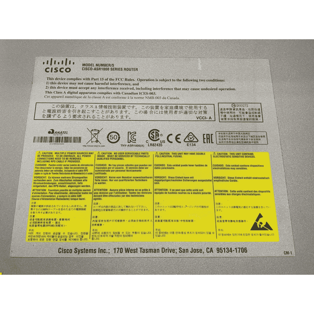 Cisco Network Equipment - 44 Units - ASA, ASR, ISR & C1111 Routers - Grade B - Image 13