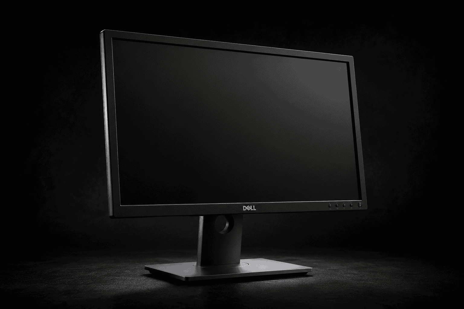 lack computer monitor on black background — computer monitor auctions