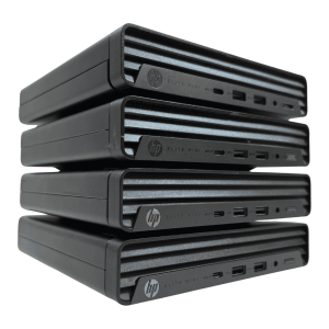 SOLD - Bulk Lot of 555 HP Elite Mini 600 G9 Mini PCs - i3-12100T, 8GB RAM, 256GB SSD - Grade B