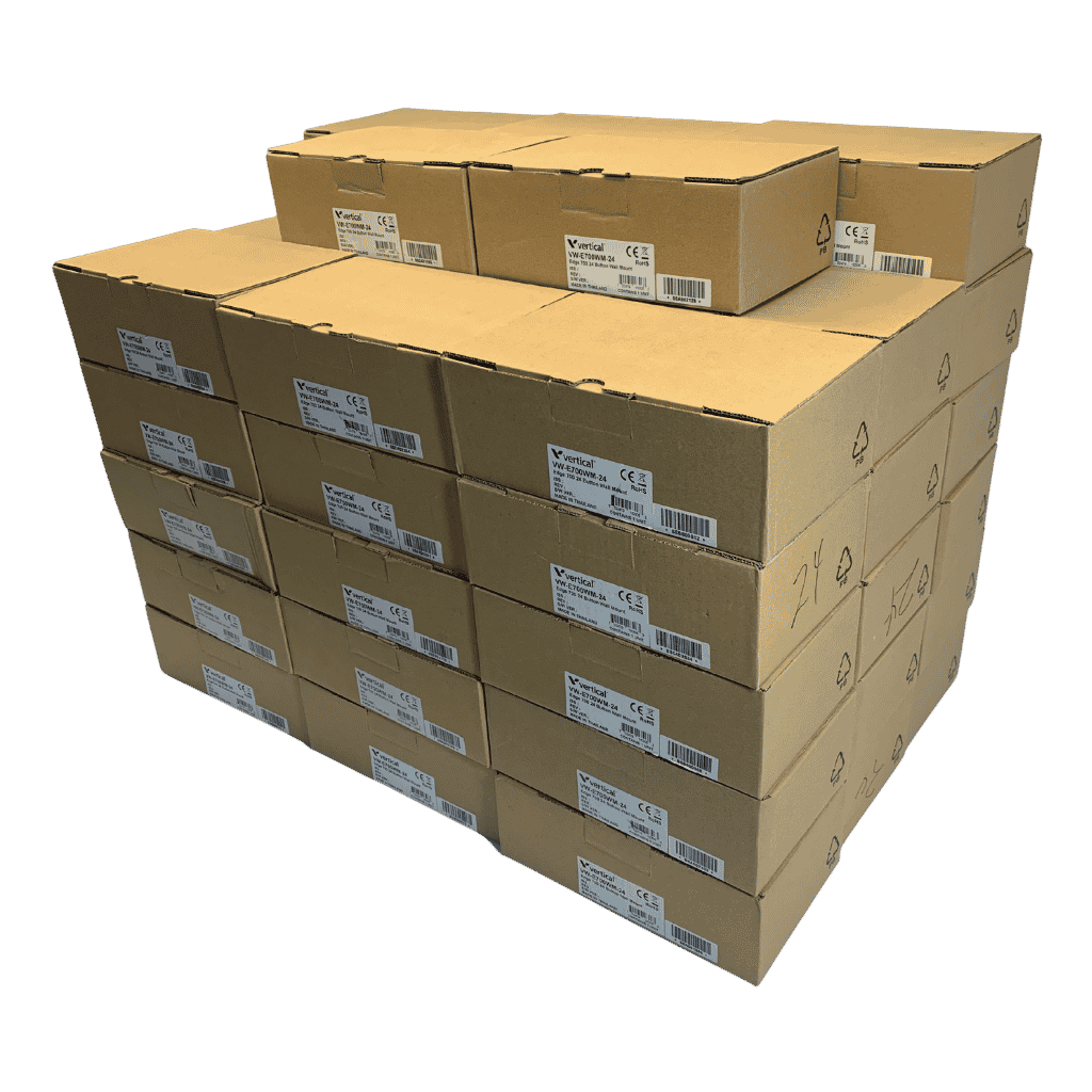 50x Wall Mount Phones - Vertical VW-E700WM-24 Edge 700 24 Button - New Open Box