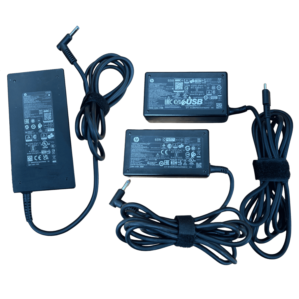 HP OEM Laptop Power Adapter Bulk Lot – 12,300 Units – 65W & 120W – Genuine HP